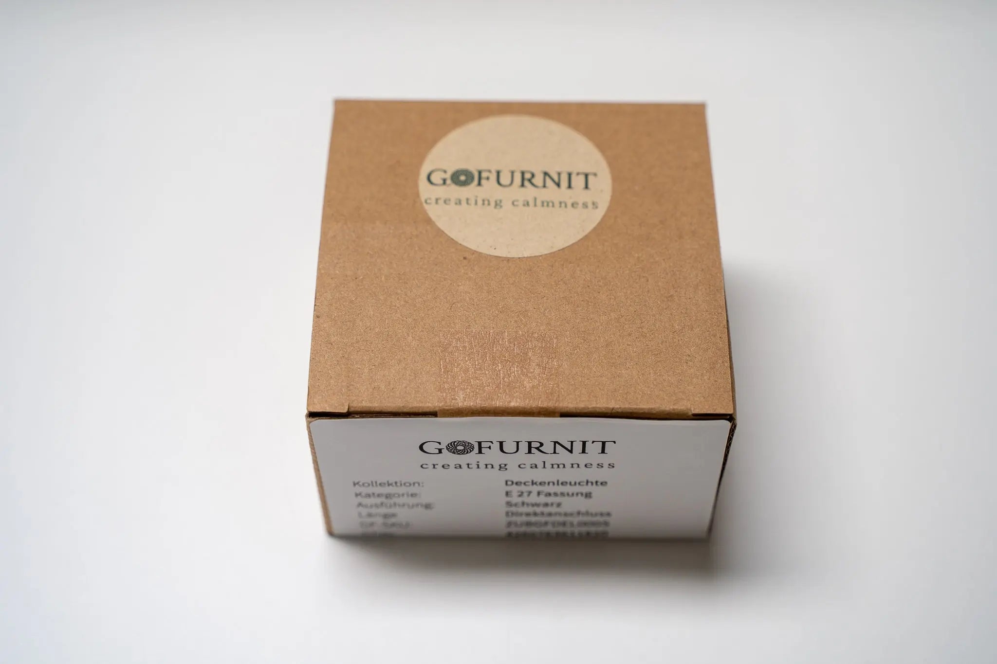 Elegante E27 Pendelleuchte in matt-schwarzen Look Gofurnit