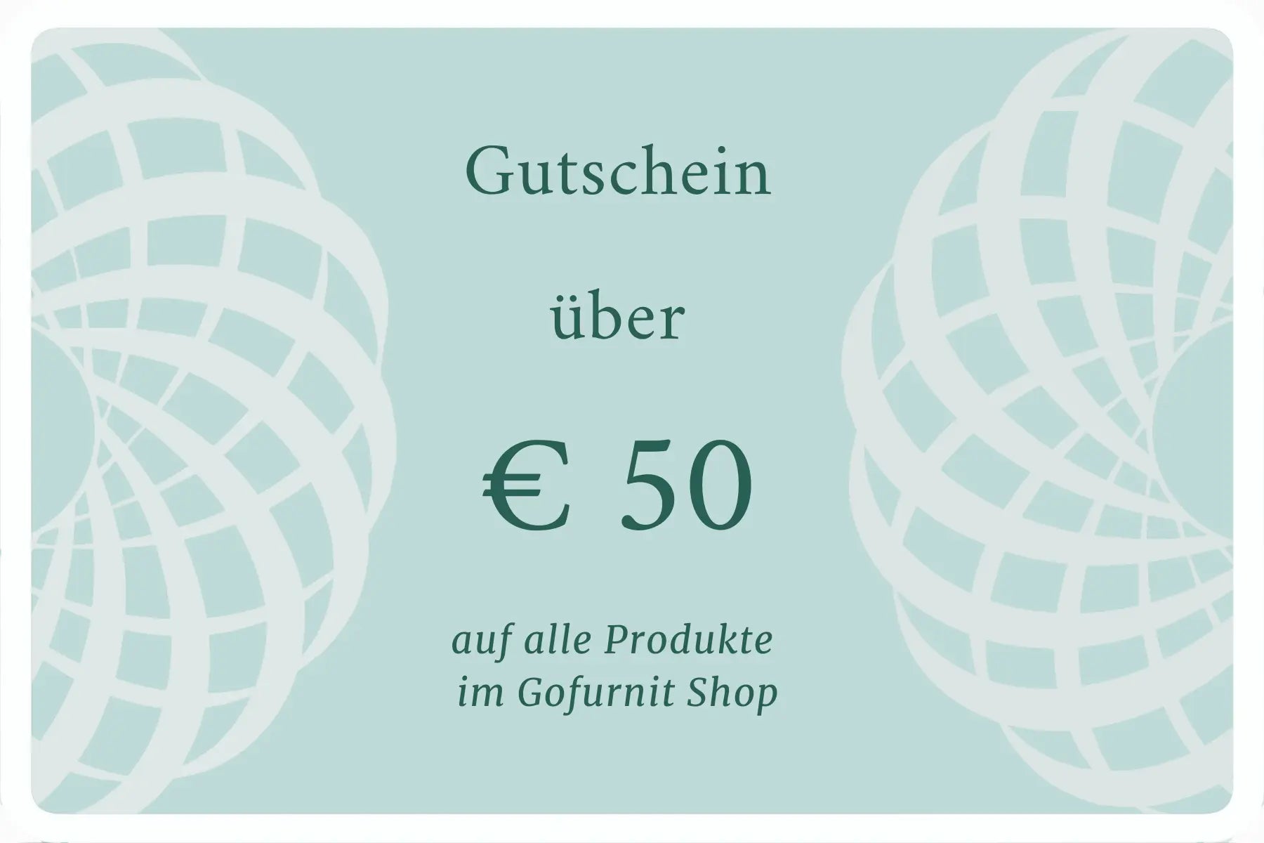 Gofurnit Geschenkgutschein Gofurnit