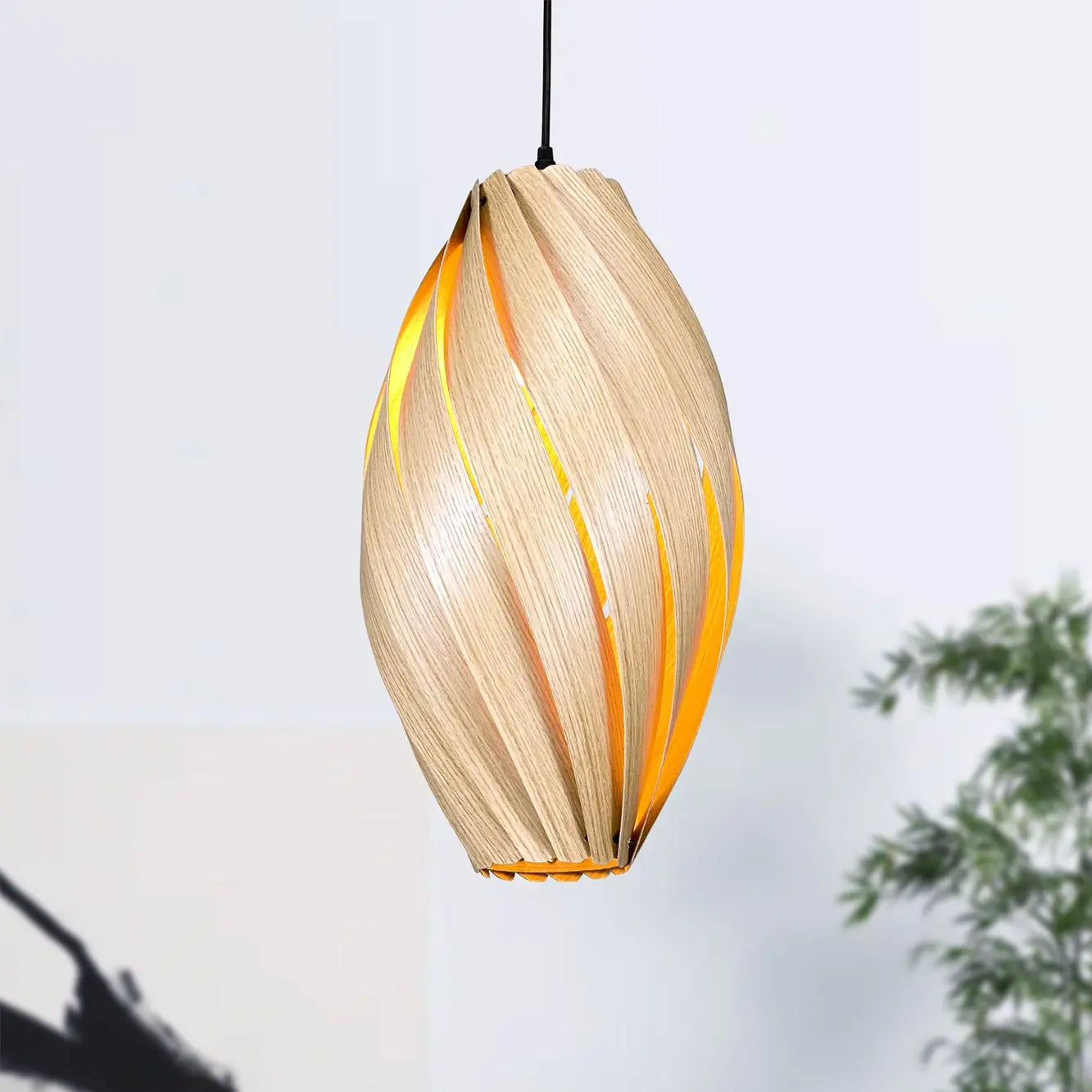 Hängeleuchte 'Ardere' aus Eiche Gofurnit