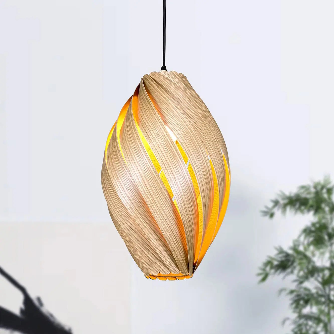 Hängeleuchte 'Ardere' aus Eiche Gofurnit