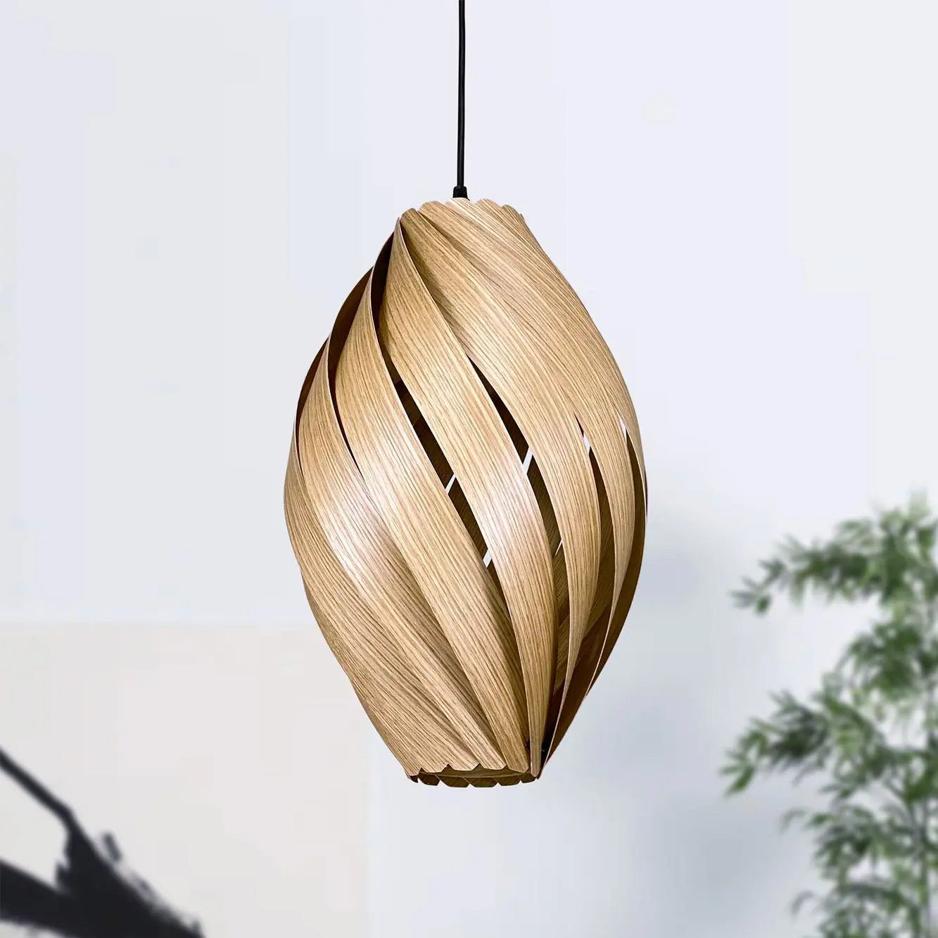 Hängeleuchte 'Ardere' aus Eiche Gofurnit