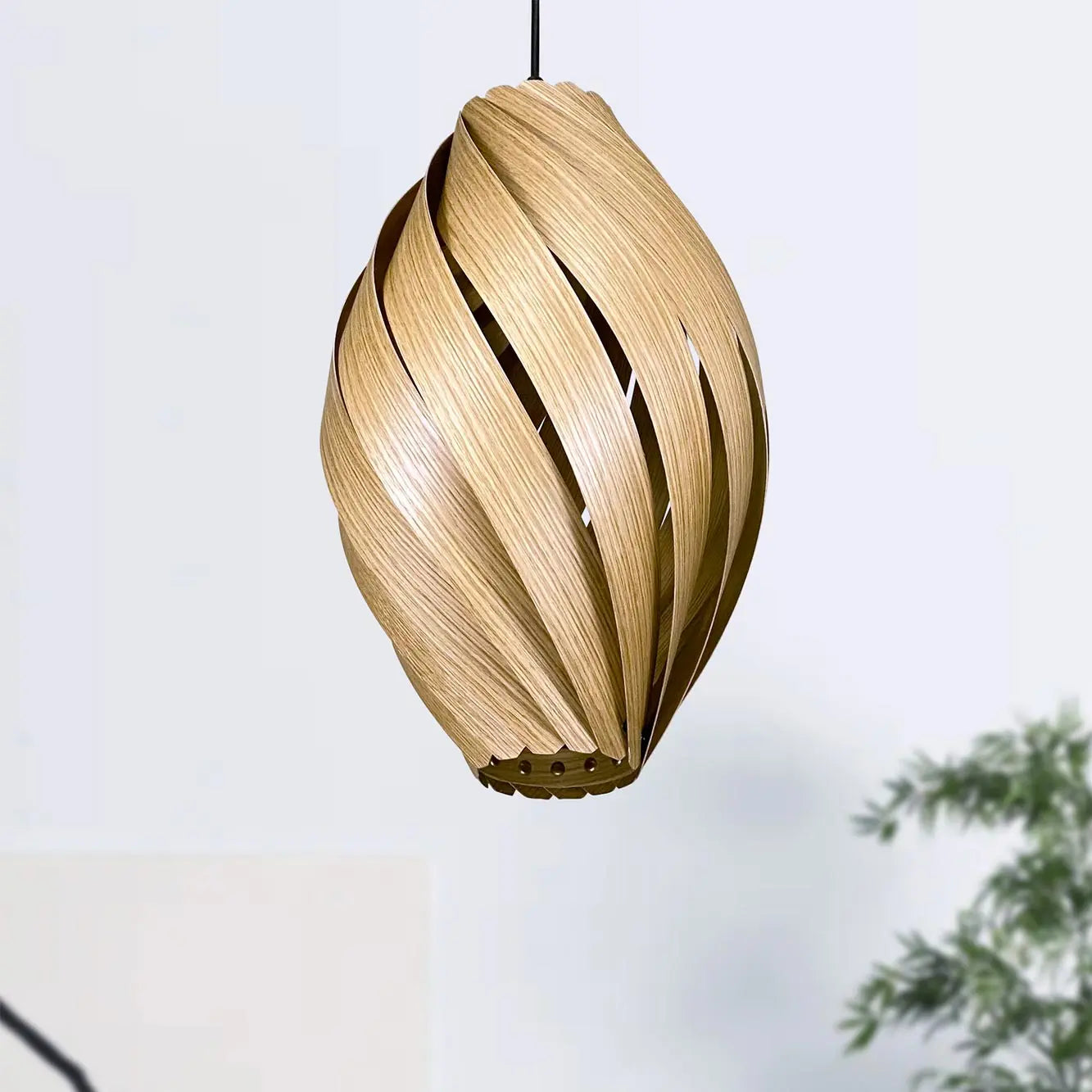 Hängeleuchte 'Ardere' aus Eiche Gofurnit