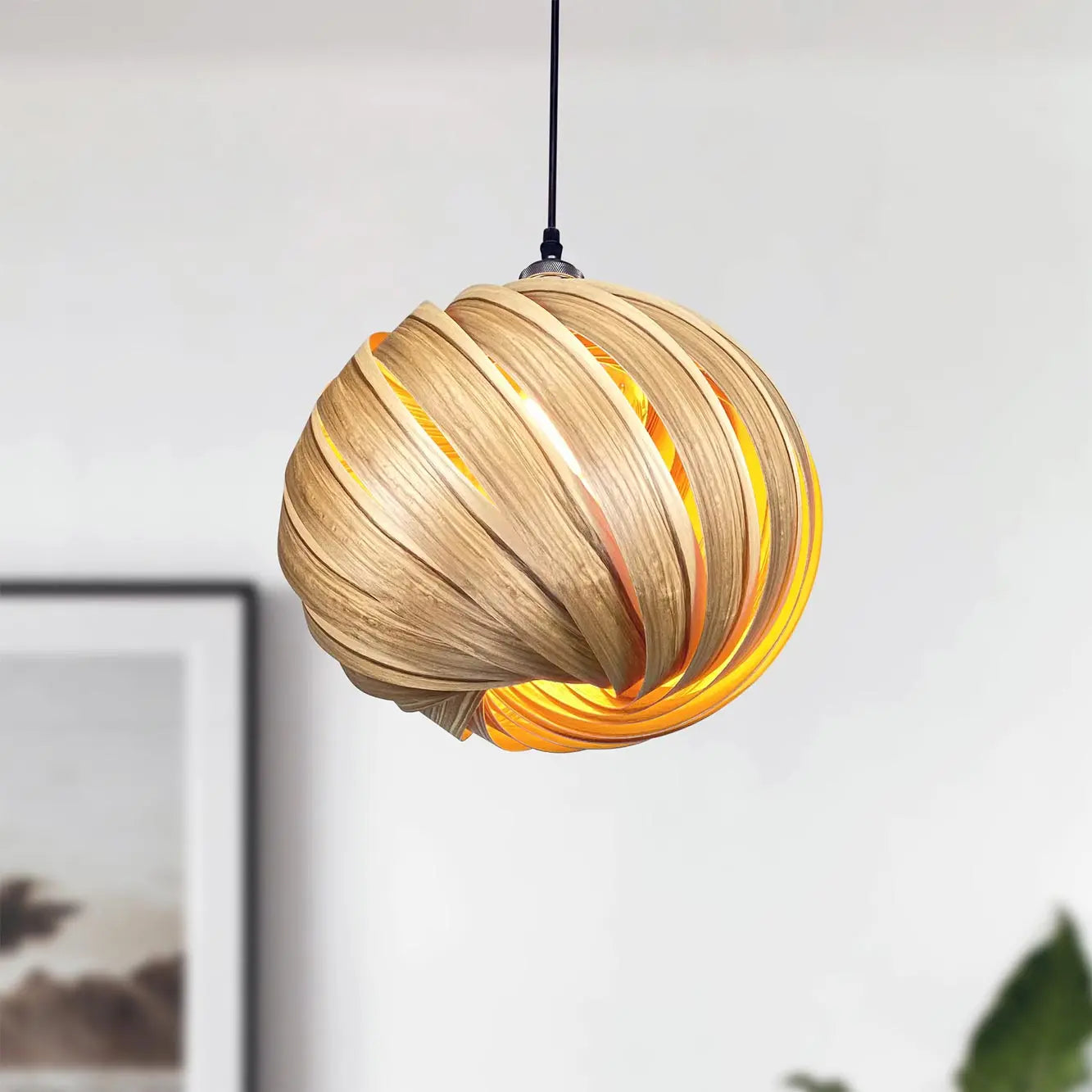 Hängeleuchte 'Mela' aus Olivesche Gofurnit