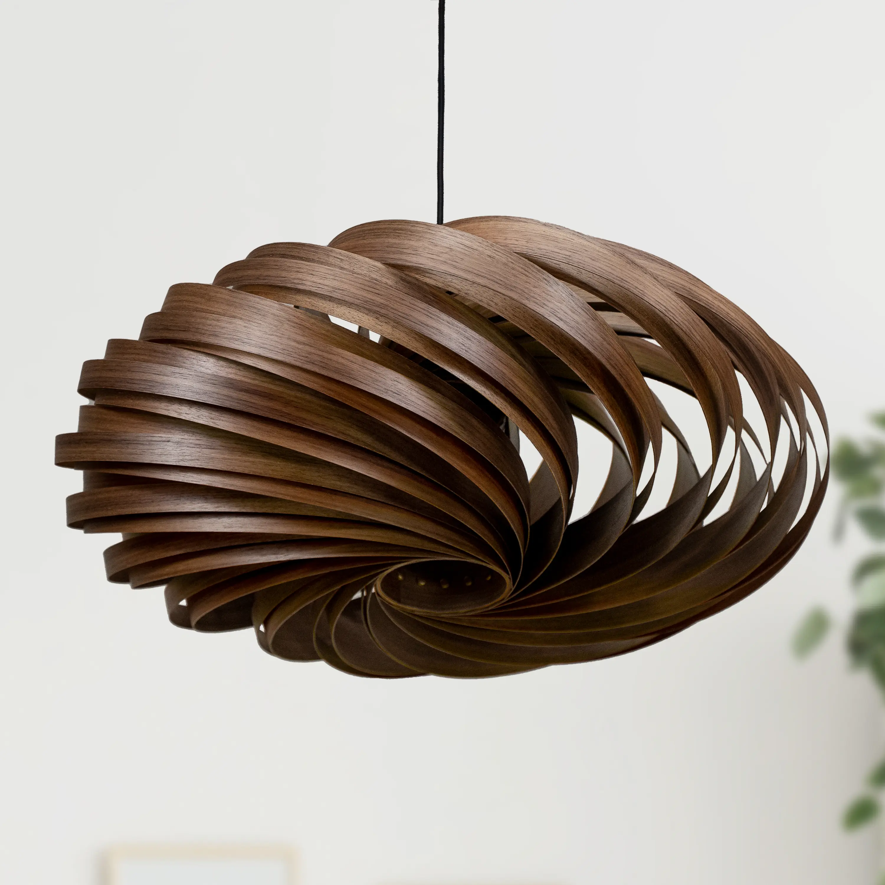Hängeleuchte Veneria aus Nussbaum - 'pure collection' Gofurnit