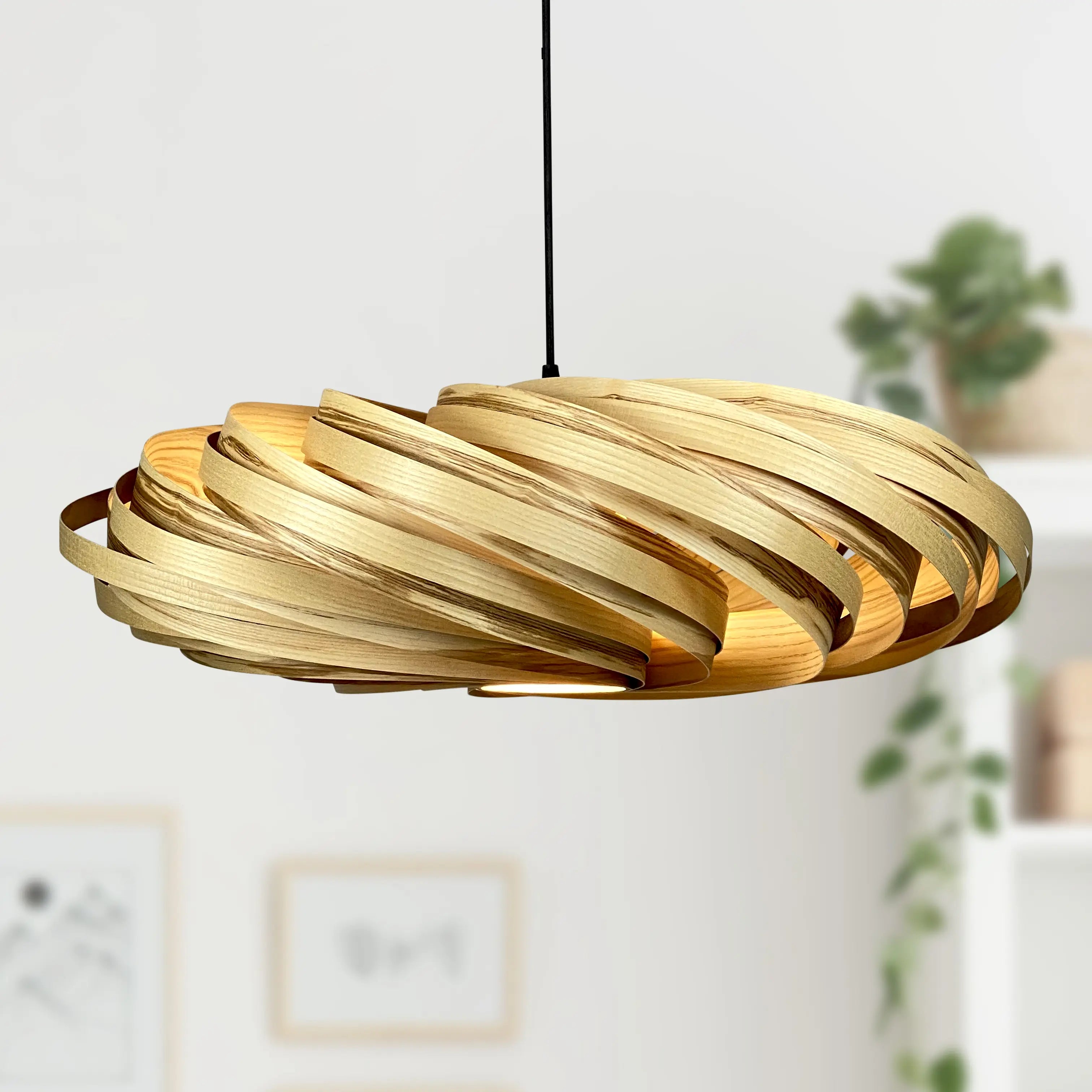 Hängeleuchte Veneria aus Olivesche - 'pure collection' Gofurnit