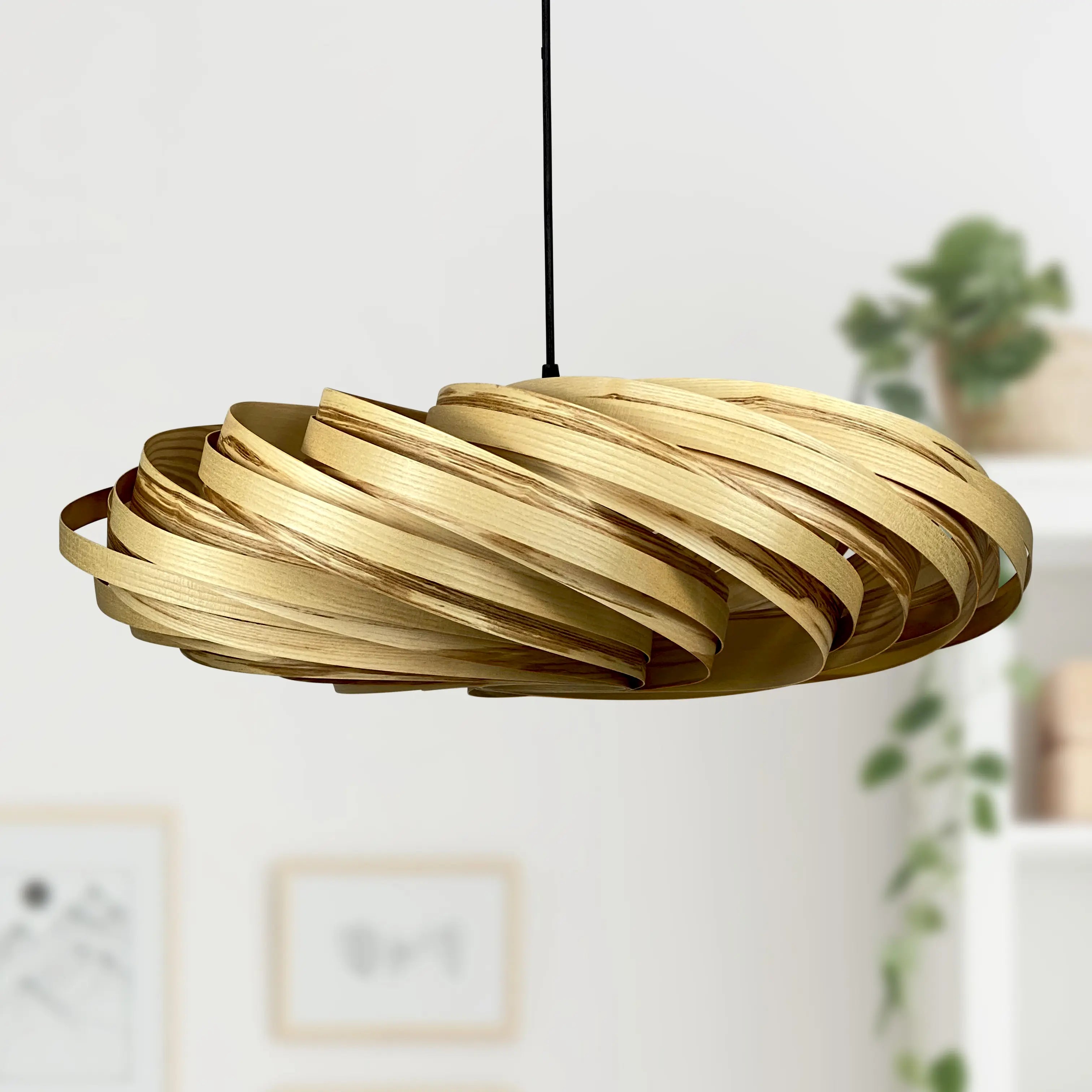 Hängeleuchte Veneria aus Olivesche - 'pure collection' Gofurnit