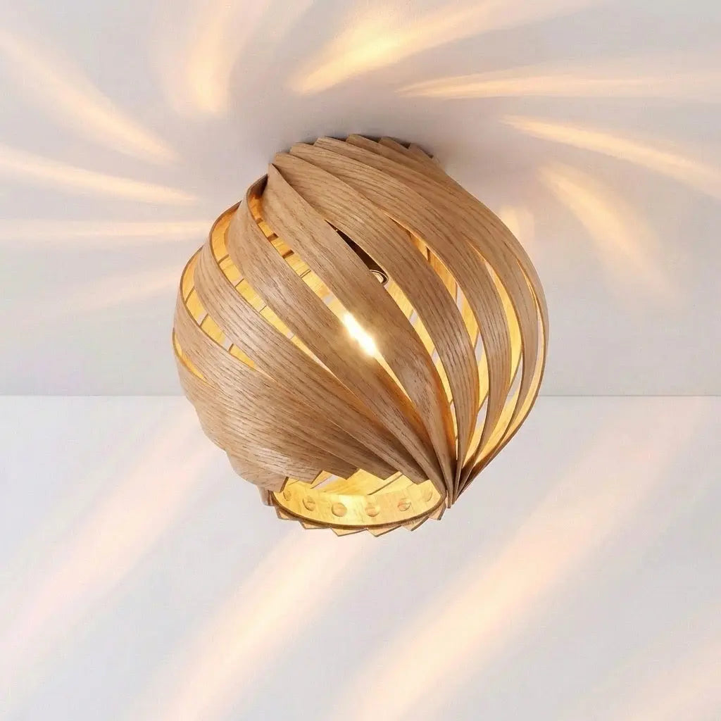 Lampenschirm 'Gemma' aus Eiche – Handgefertigt in Köln Gofurnit