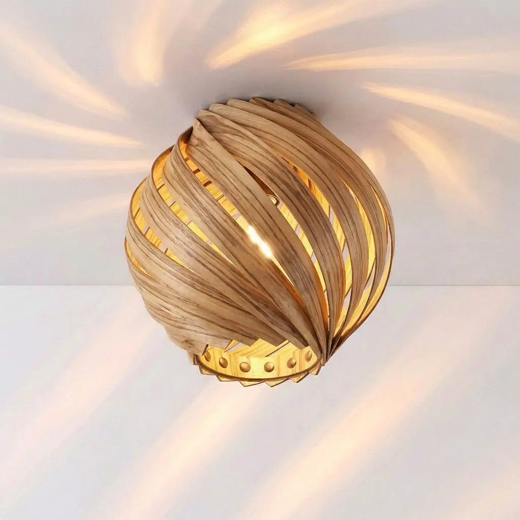 Lampenschirm 'Gemma' aus Olivesche – Handgefertigt in Köln Gofurnit