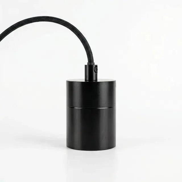 Elegante E27 Pendelleuchte in matt-schwarzen Look Gofurnit