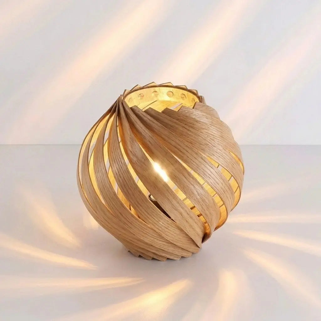 Lampenschirm 'Gemma' aus Eiche – Handgefertigt in Köln Gofurnit