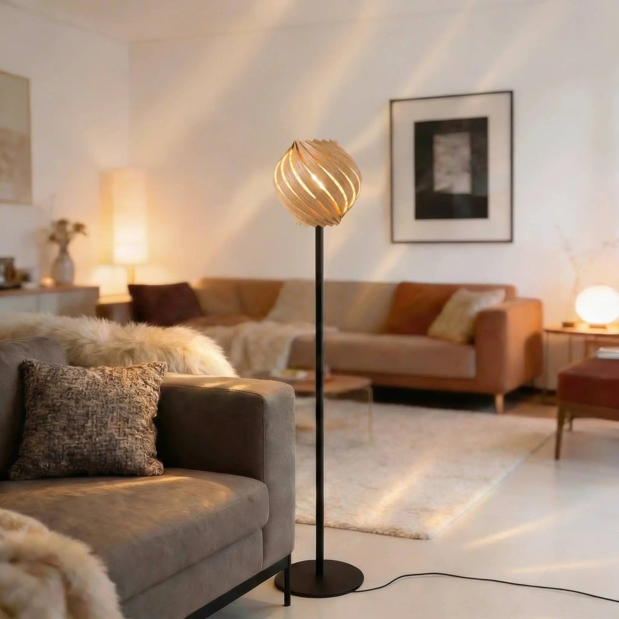 Lampenschirm 'Gemma' aus Eiche – Handgefertigt in Köln Gofurnit