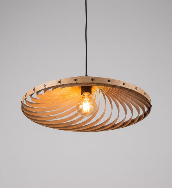 Hängeleuchte 55 cm, Eichenholz