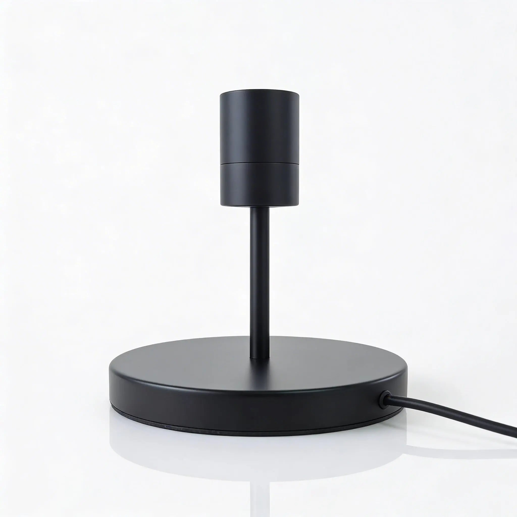 Tischleuchtenfassung - E27 Fassung in matt-schwarzen Look Gofurnit